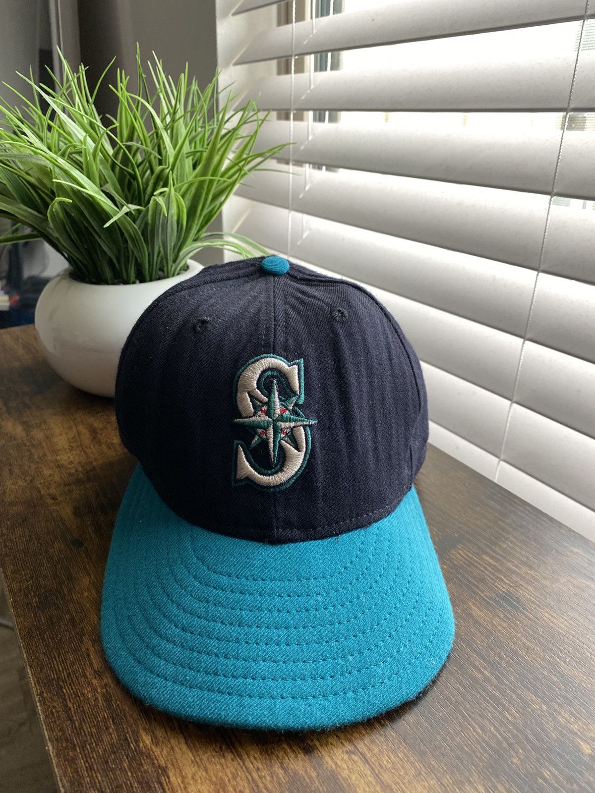 New Era 2000s Seattle Mariners New Era Fitted Hat Size ONE SIZE - 2 Thumbnail