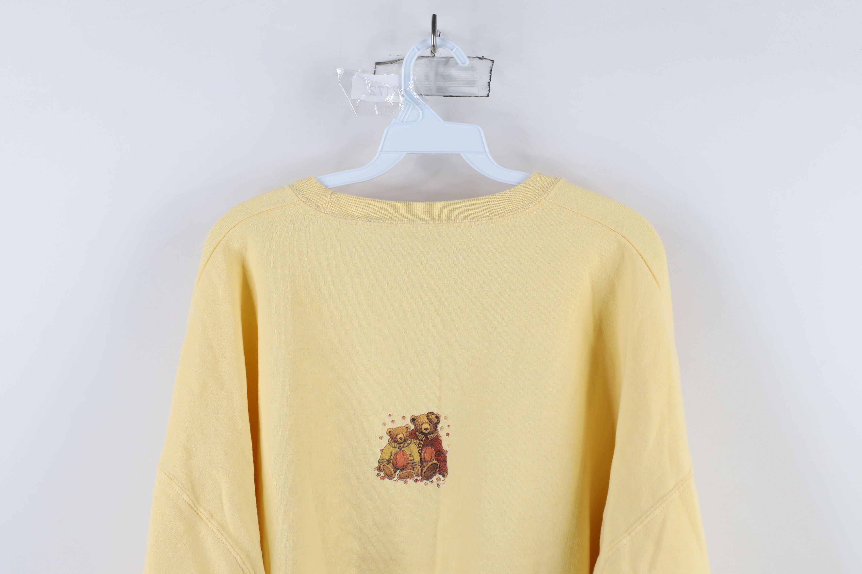 Vintage Vintage 90s Streetwear Fall Bear Pumpkin Crewneck Sweatshirt Size XXL / US 16-18 / IT 52-54 - 12 Thumbnail