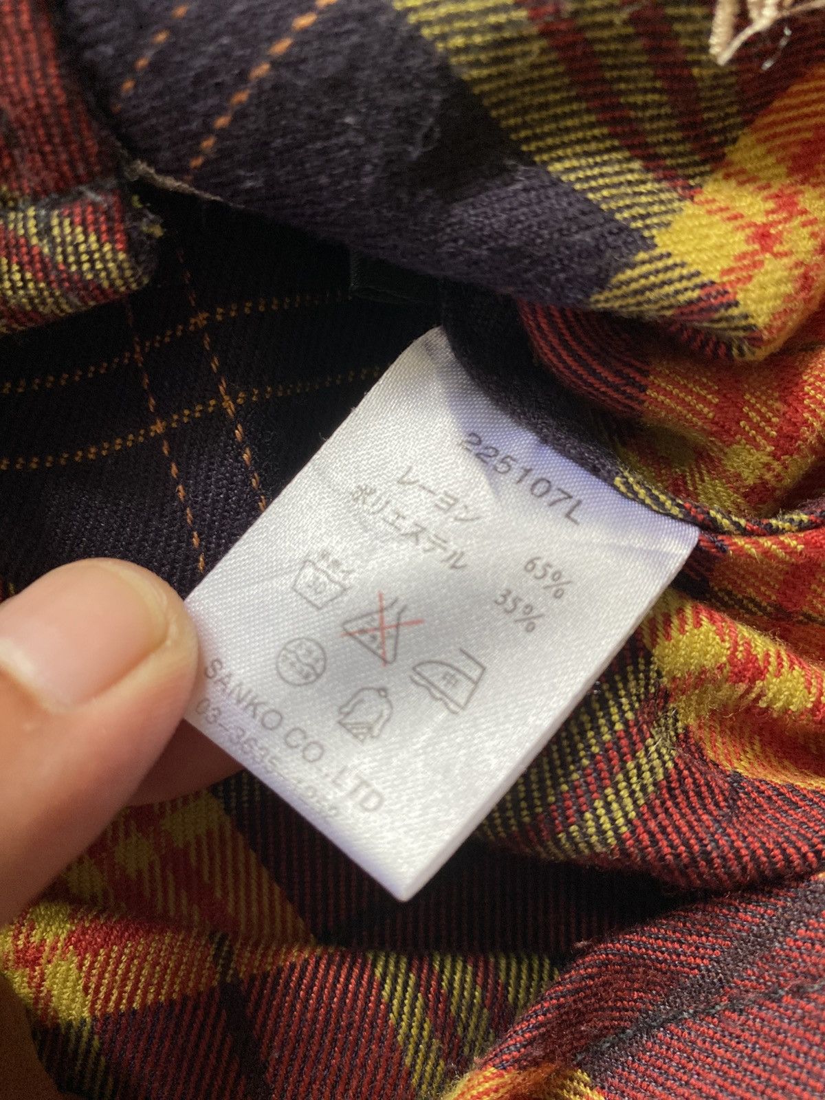 Other Y2K Luv Maison Jackrose Flannel Shirt Size US M / EU 48-50 / 2 - 8 Thumbnail