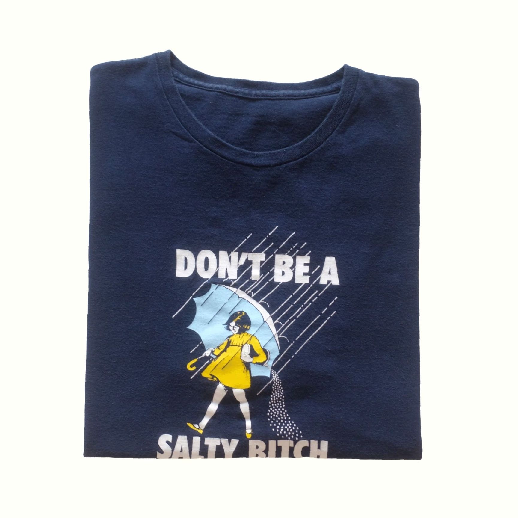 Vintage VINTAGE MORTONS SALT FUNNY Y2K RETRO GRAPHIC BLUE T SHIRT 2XL MEN's Size US XXL / EU 58 / 5 - 2 Thumbnail