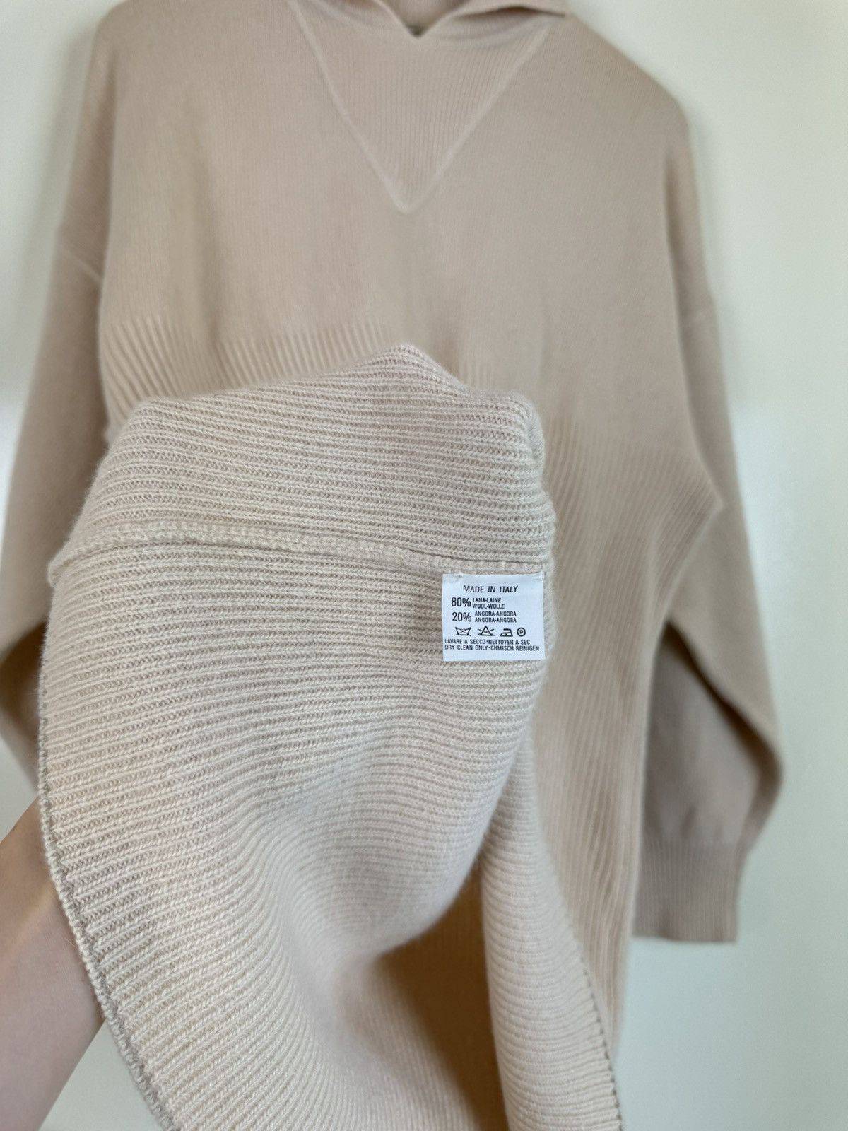 Brunello Cucinelli Brunello Cucinelli vintage wool angora Y2K sweater polo XL Size XL / US 12-14 / IT 48-50 - 7 Thumbnail