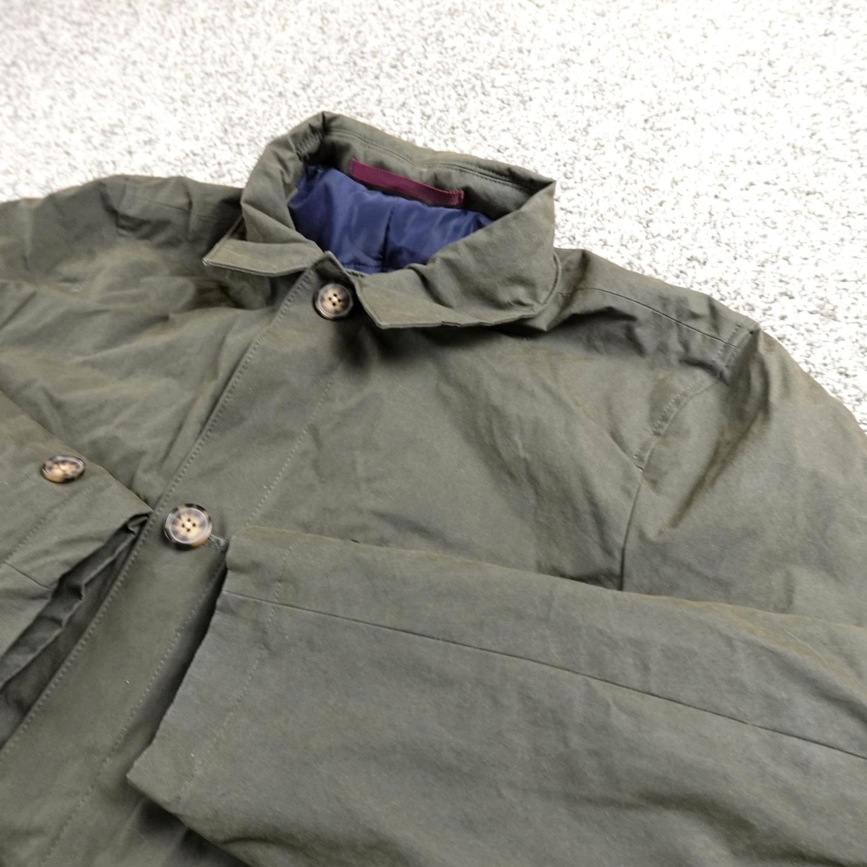 Bonobos Bonobos Coat Mens S Green Insulated Lined Cotton Blend Overcoat Size US S / EU 44-46 / 1 - 2 Thumbnail