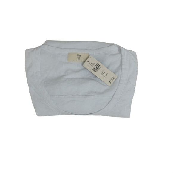 Anthropologie Contrast Stretch Tee Anthropologie White Lightweight Size XS / US 0-2 / IT 36-38 - 5 Thumbnail