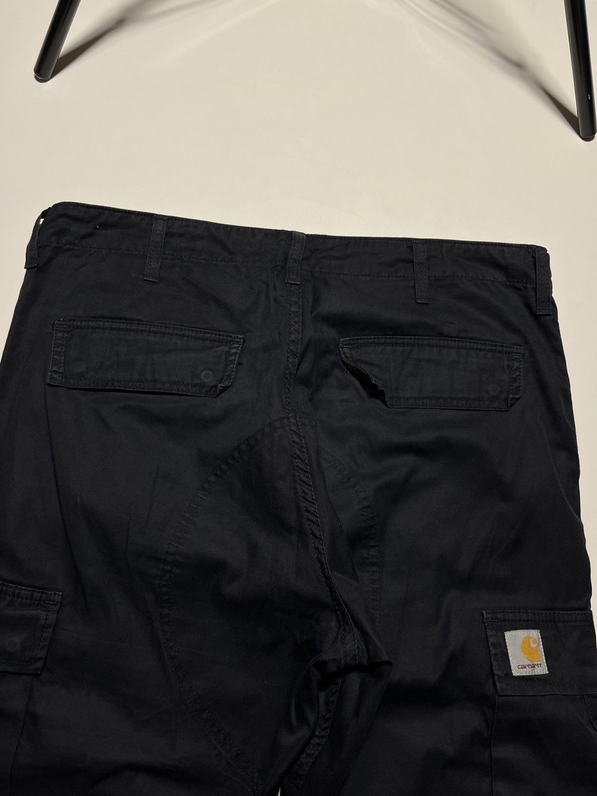 Carhartt Vintage Carhartt Cargo Black Pants Streetwear Y2K Size US 33 - 8 Thumbnail