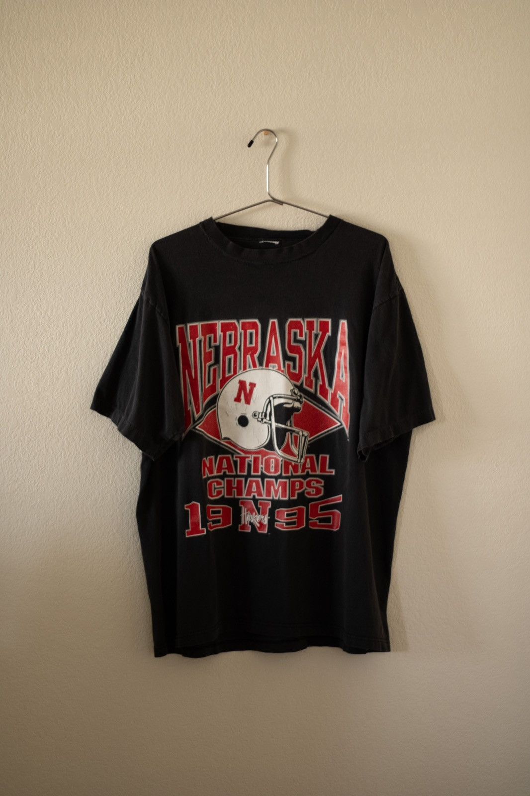 Vintage Vintage 1995 Nebraska Football National Championship Tee Size US XL / EU 56 / 4 - 2 Thumbnail