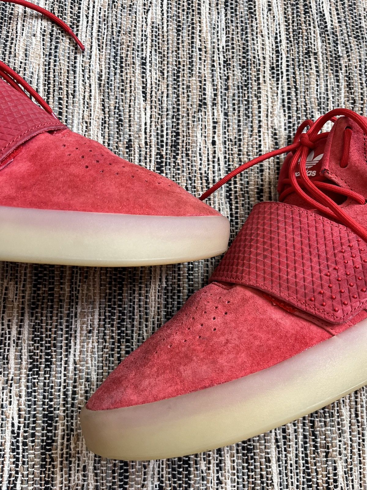 Adidas × Vintage Adidas Tubular red sneakers Size US 8 / EU 41 - 6 Thumbnail