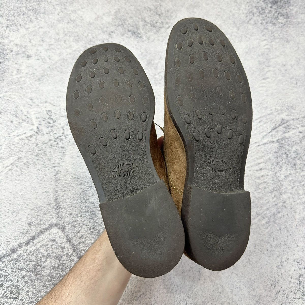 Handmade × Tod's TOD’S Mens Brown Suede Chukka Boots US11.5 UK10.5 29.5cm Size US 11.5 / EU 44-45 - 11 Thumbnail