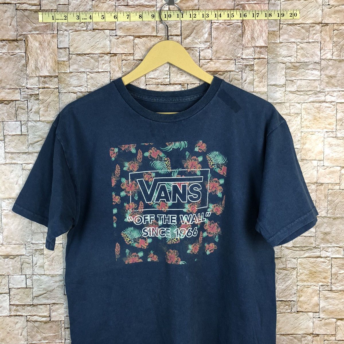 Vans Vans off the wall since 1966 box Blue T-Shirt #A802 Size US M / EU 48-50 / 2 - 2 Thumbnail