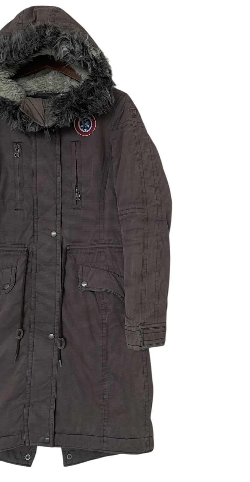 Hysteric Glamour × Japanese Brand Vintage Brand Hysteric Glamour Fur Parka Hoodie 1990s Size US L / EU 52-54 / 3 - 4 Thumbnail