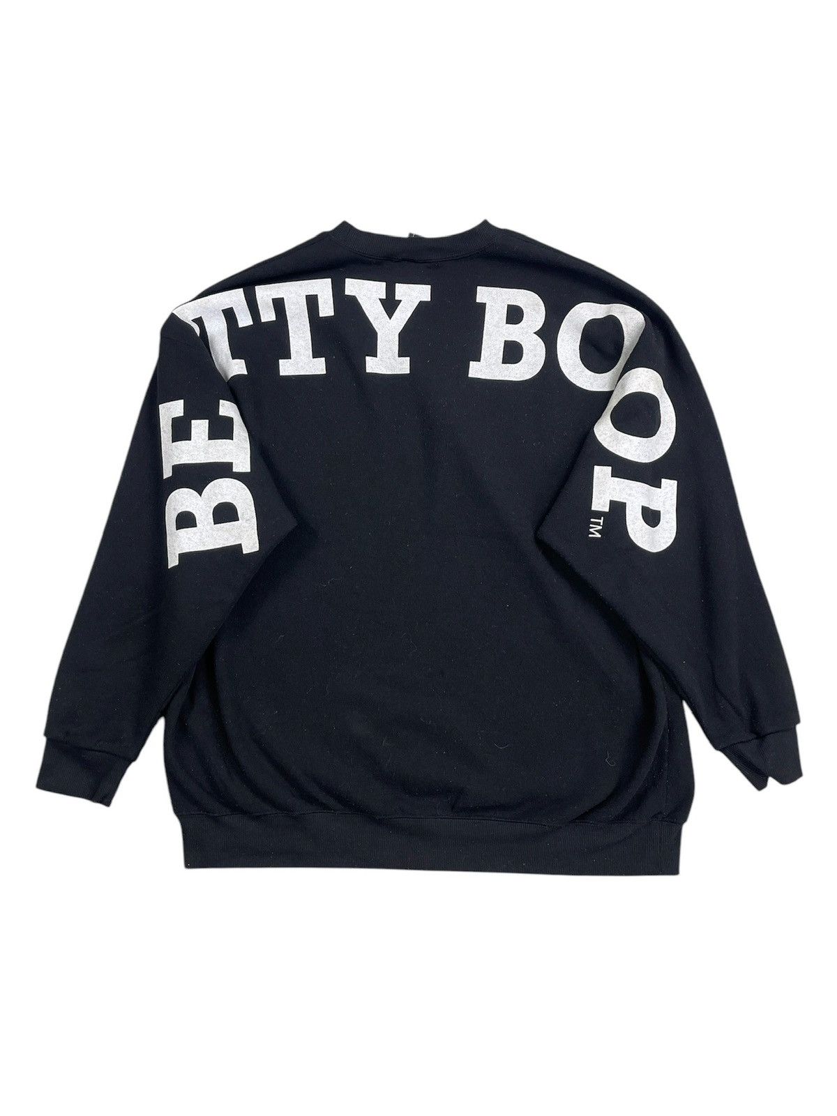 Cartoon Network × Vintage Vintage Betty Boob Big Backhit Spellout Crewneck Sweatshirt Size US L / EU 52-54 / 3 - 2 Thumbnail