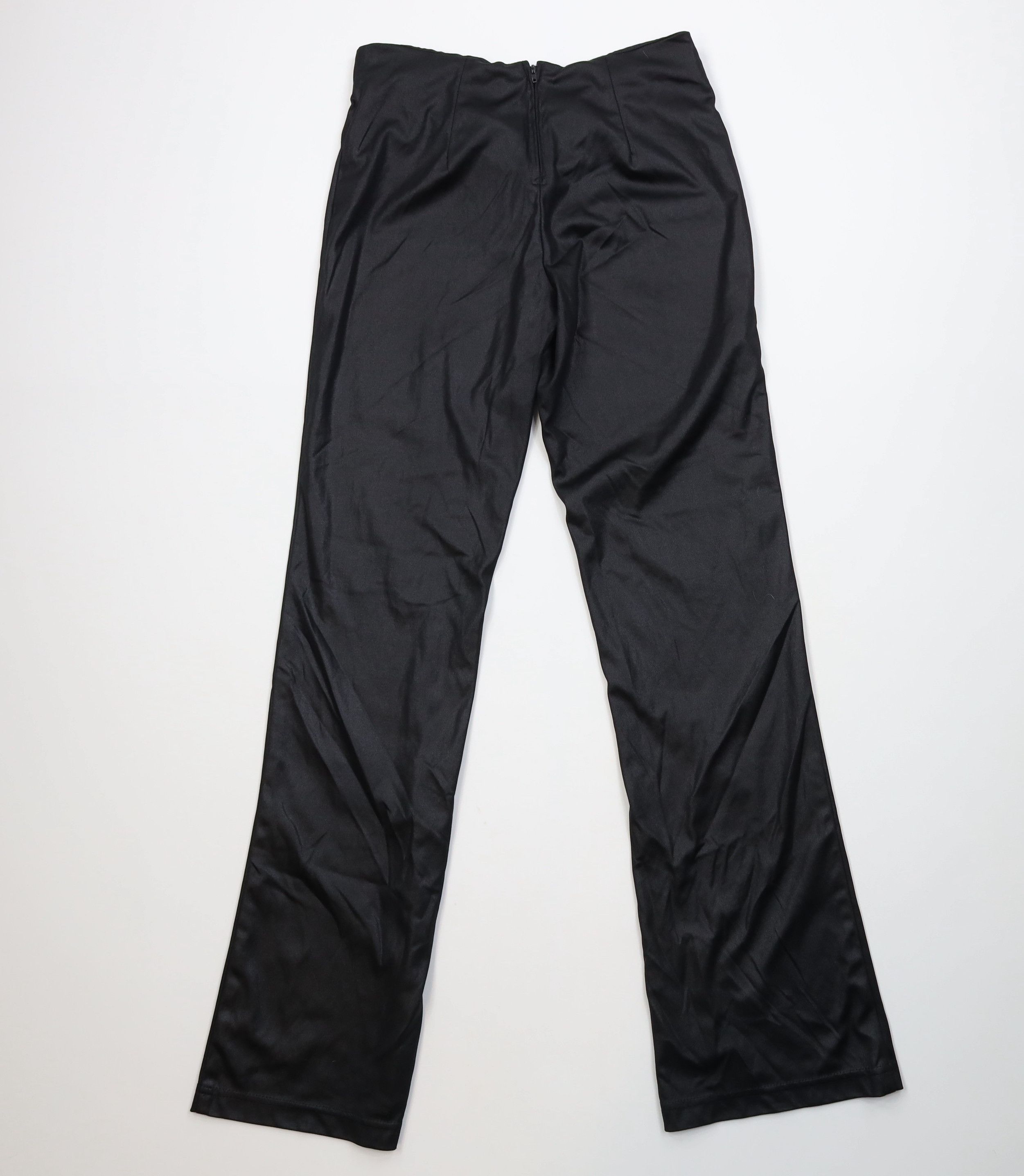 Vintage Vintage 90s Y2K Streetwear Rise Flared Wide Leg Pants USA Size 32" / US 10 / IT 46 - 10 Thumbnail