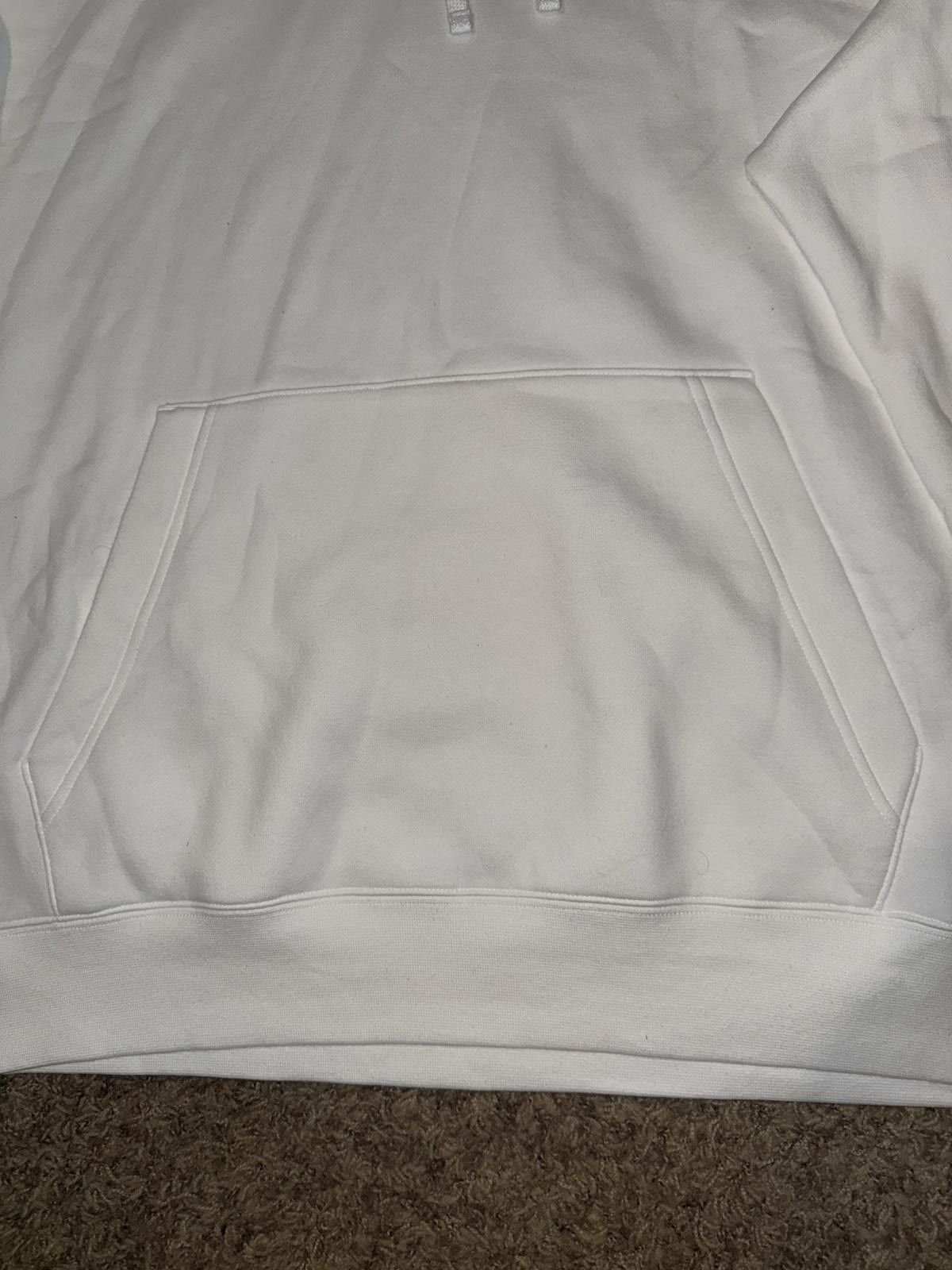 Nike Nike Mens The Best Way To Predict The Future Is To Invent Print White Sweatshirt Size US XXL / EU 58 / 5 - 2 Thumbnail