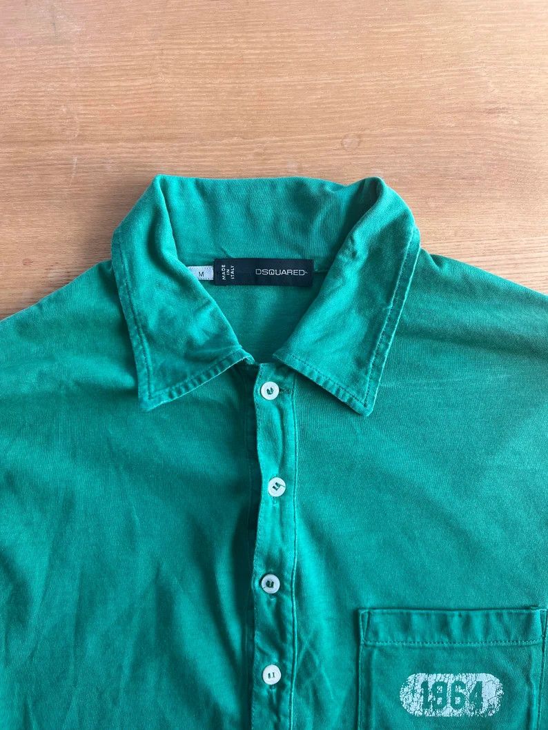 Dsquared2 Vintage Dsquared2 - Hockey Long Sleeve Polo Size US M / EU 48-50 / 2 - 4 Thumbnail