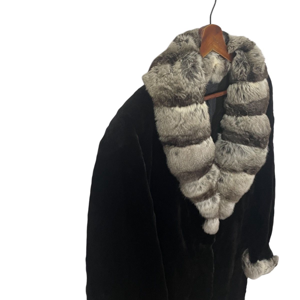 Saga Outerwear Vintage Saga Minx Fur Long Jacket Size US L / EU 52-54 / 3 - 5 Thumbnail