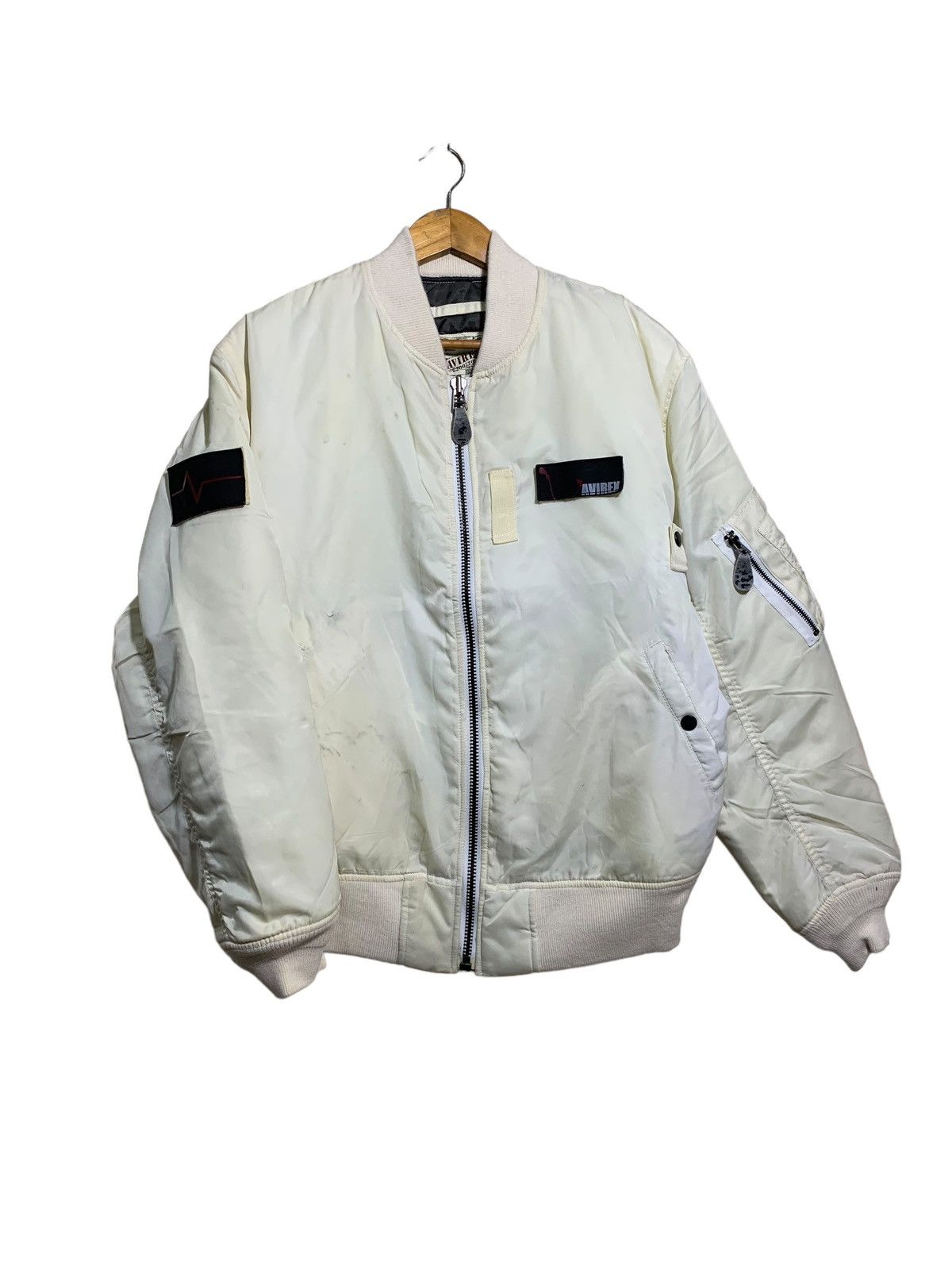 Avirex 🔥RARE AVIREX WHITE BOMBER JACKETS USAF Size US XL / EU 56 / 4 - 1 Thumbnail