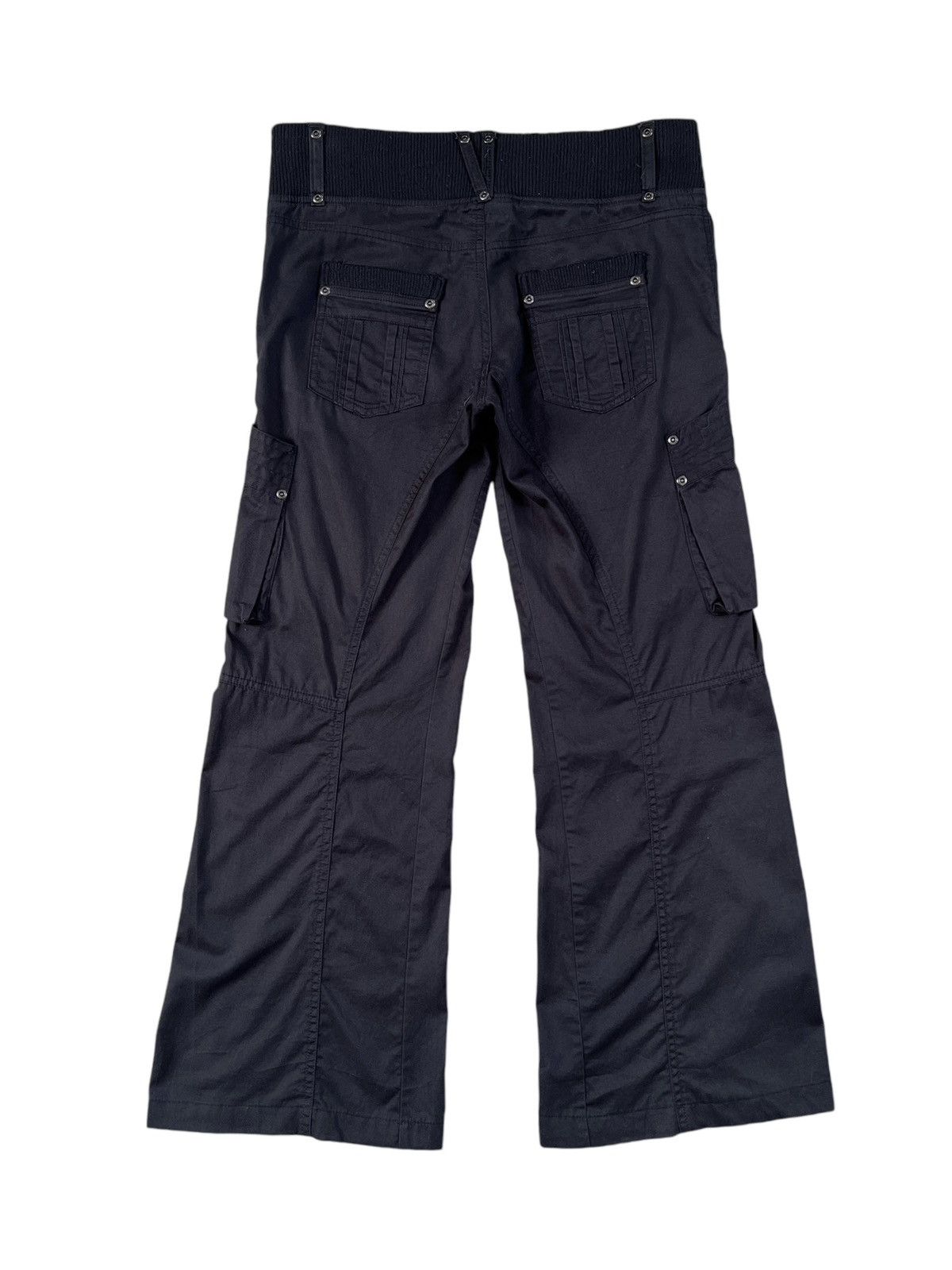 Japanese Brand Rei Firenze 🇯🇵 Flare Cargo Pants GOA Inspired Size 32" / US 10 / IT 46 - 2 Thumbnail