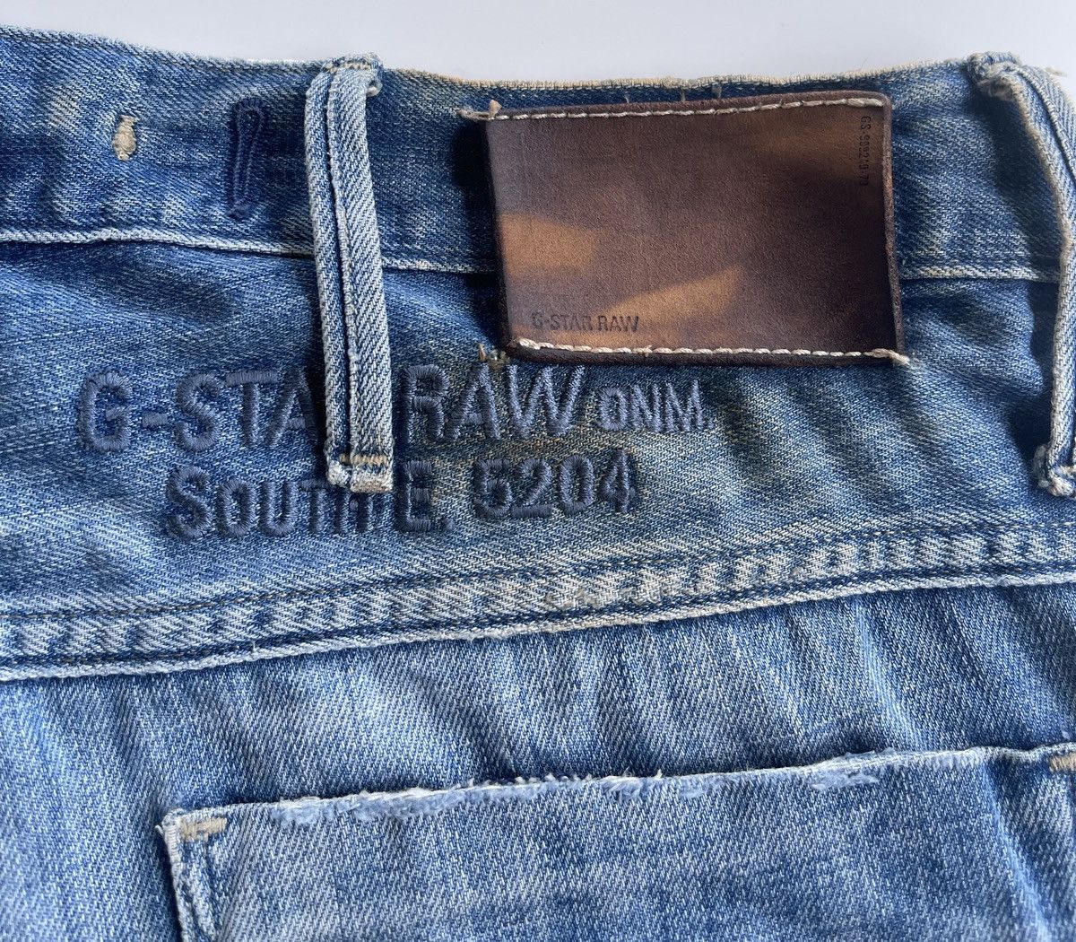 G-Star Gstar Raw Bush Denim Size US 33 - 10 Thumbnail