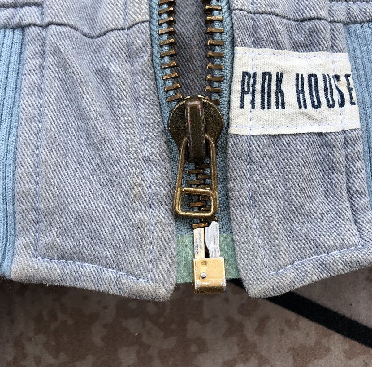 Pink House Vintage Pink House Sun Faded Bomber Jacket Size US M / EU 48-50 / 2 - 12 Thumbnail
