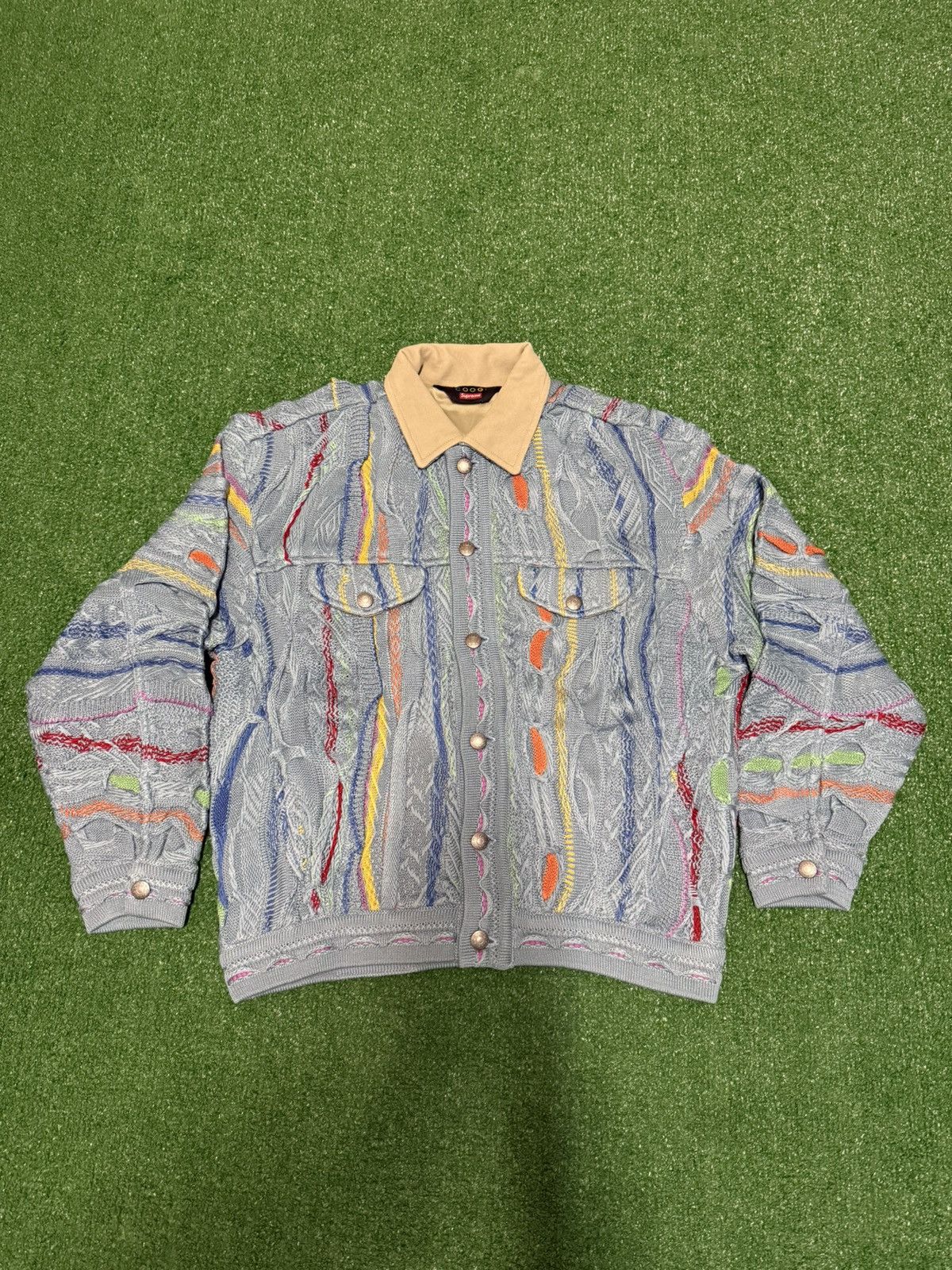 Coogi × Supreme Supreme Coogi Trucker Jacket Size US S / EU 44-46 / 1 - 1 Thumbnail