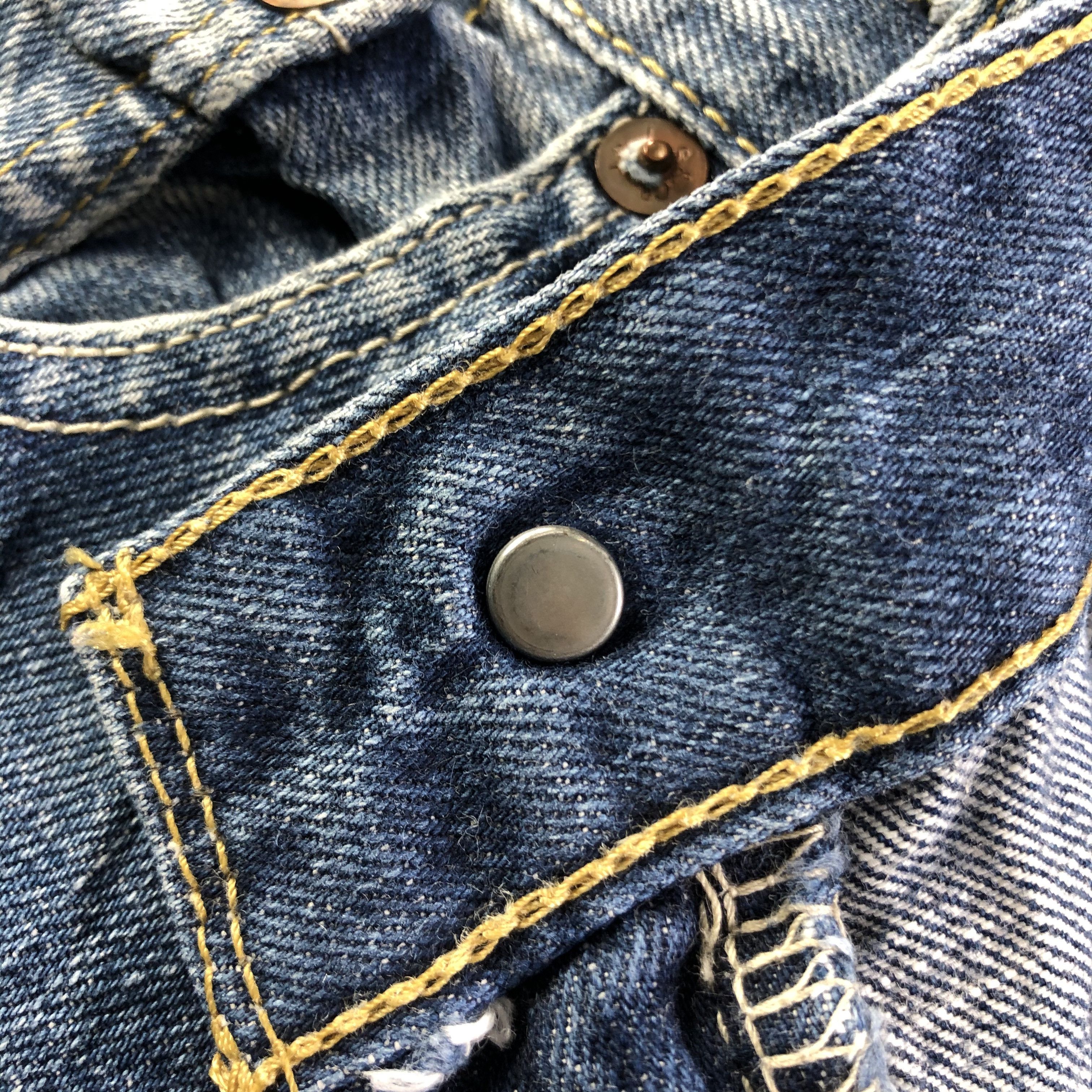 Levi's Vintage Blue Wash Levis 502 Jeans-J3970 Size US 35 - 10 Thumbnail