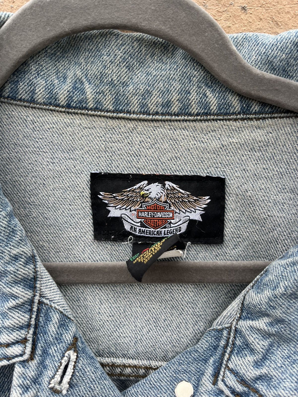Harley Davidson Harley Davidson Jean Jacket Size US L / EU 52-54 / 3 - 4 Thumbnail