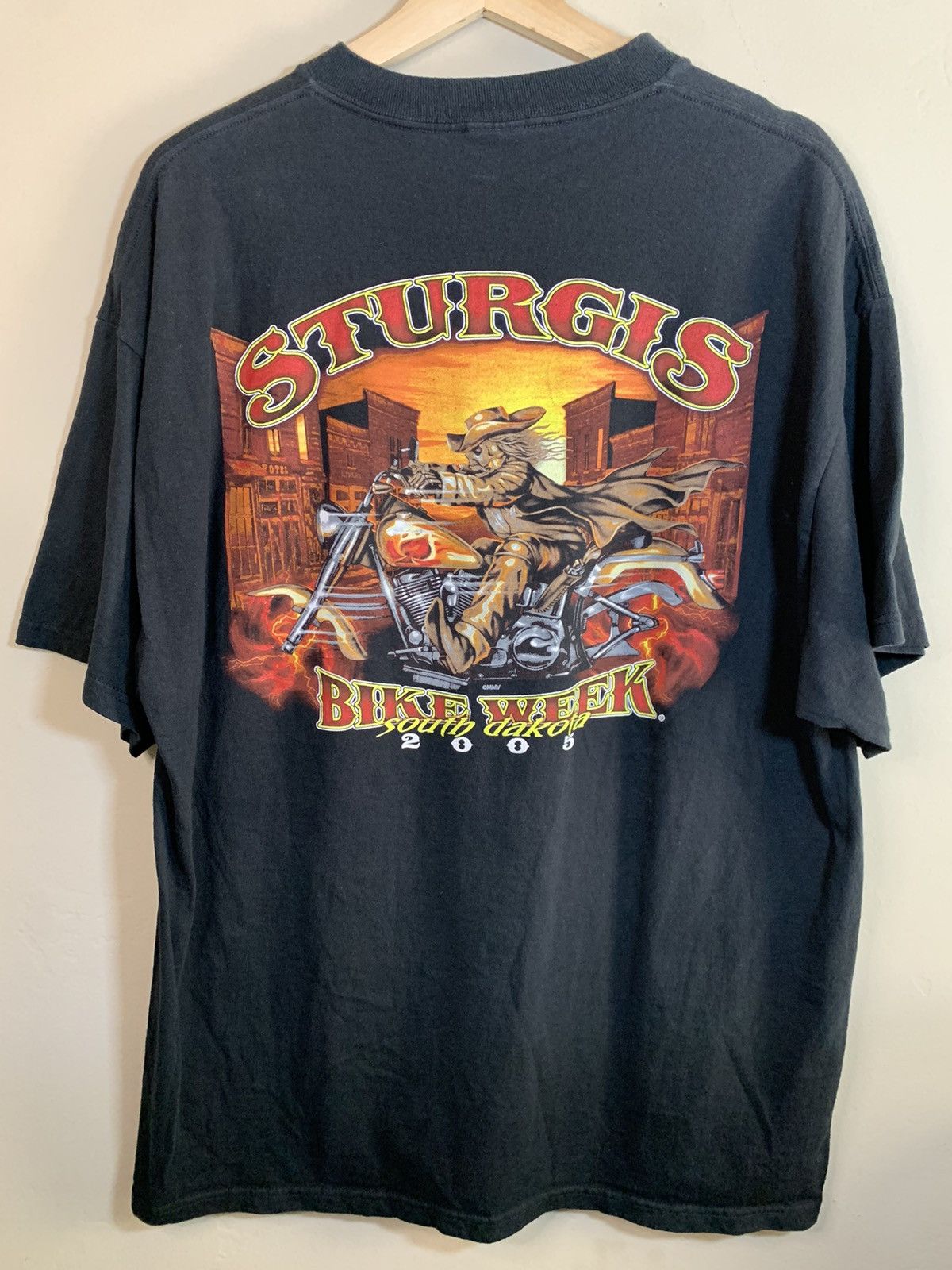 Other × Vintage *RARE* Vintage 2005 Sturgis Bike Week Motorcycle Rally Shirt Size US XL / EU 56 / 4 - 1 Thumbnail