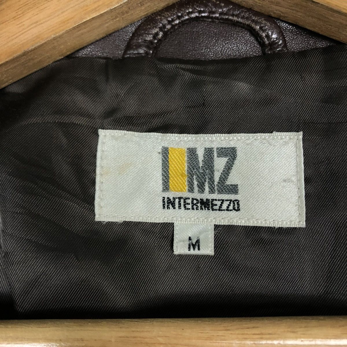 Issey Miyake 🔥VINTAGE BIKER LEATHER JACKET INTERMEZZO ISSEY MIYAKE Size US M / EU 48-50 / 2 - 19 Thumbnail