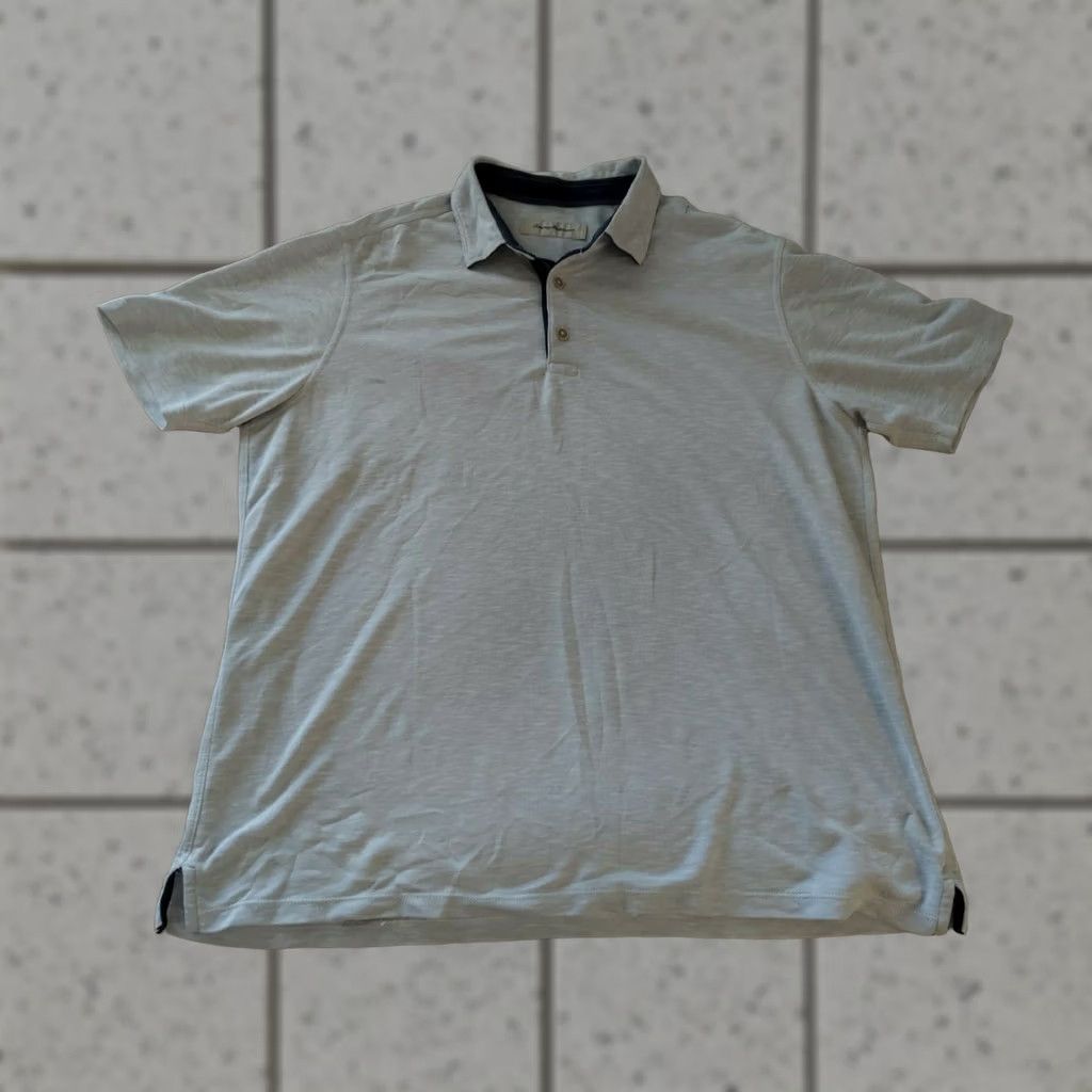 Tommy Bahama VINTAGE Tommy Bahama Mens Polo Shirt XL Gray Size US XL / EU 56 / 4 - 1 Thumbnail
