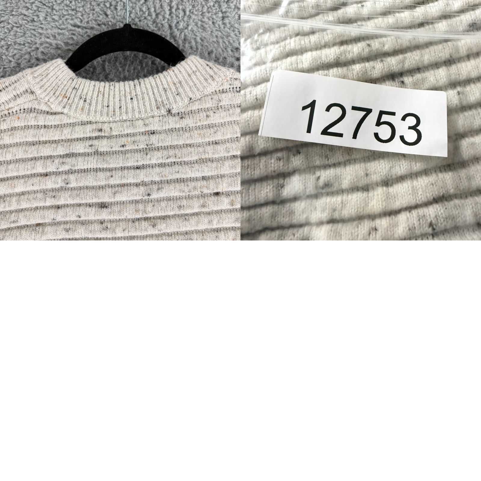 Madewell Madewell Sweater Womens Medium Ivory Pullover Long Sleeve Knit Casual Crew Neck Size M / US 6-8 / IT 42-44 - 9 Thumbnail