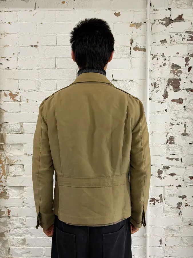 Gucci 2000s Gucci Beige Classy Buttoned Jacket by Tom Ford Size US M / EU 48-50 / 2 - 2 Thumbnail