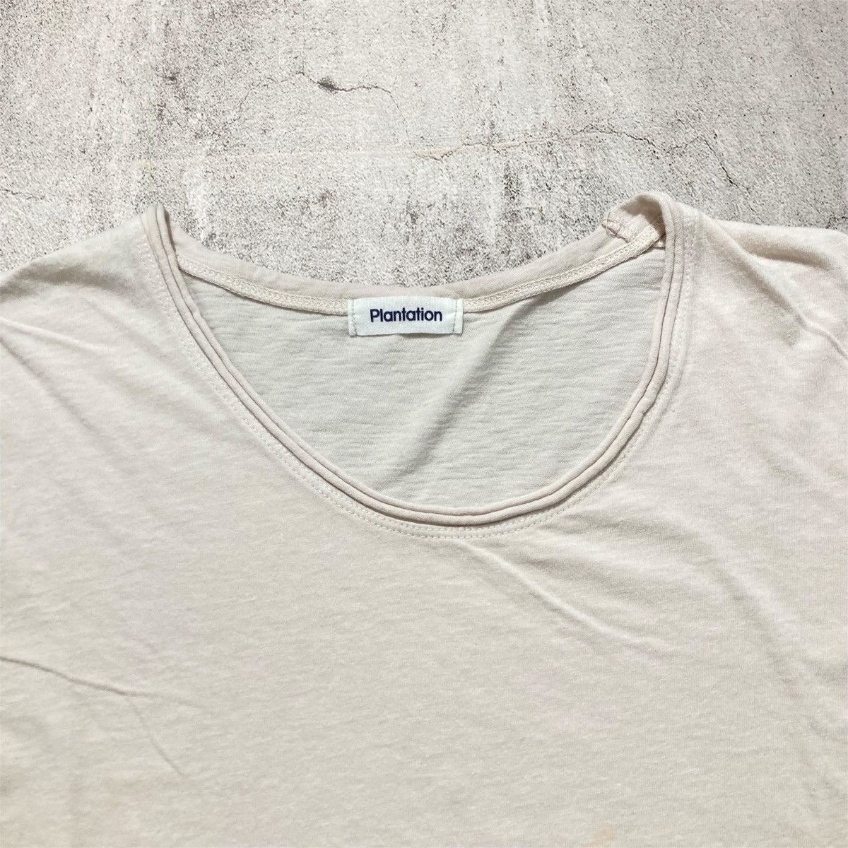 Japanese Brand Vintage Plantation by Issey Miyake Blank Tee Designer Size US M / EU 48-50 / 2 - 6 Thumbnail