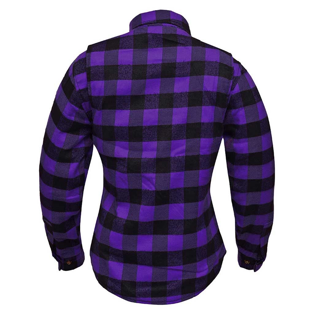 Other RIDERACT® Riding Women's Motorcycle Shirt Purple & Black Size S / US 4 / IT 40 - 3 Thumbnail