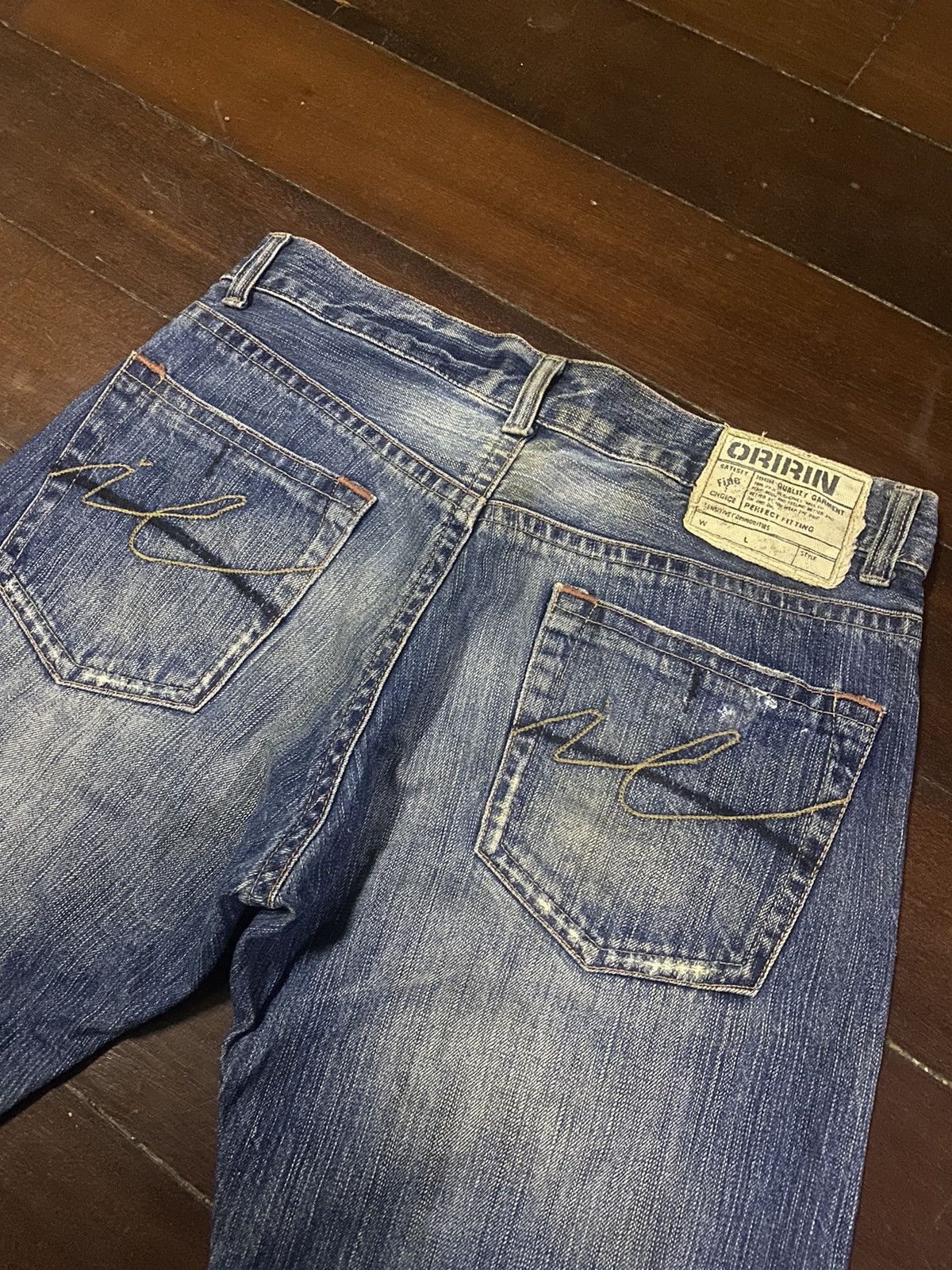 If Six Was Nine Flare Vintage inspired OR JEANS lighting design Size US 34 / EU 50 - 14 Thumbnail