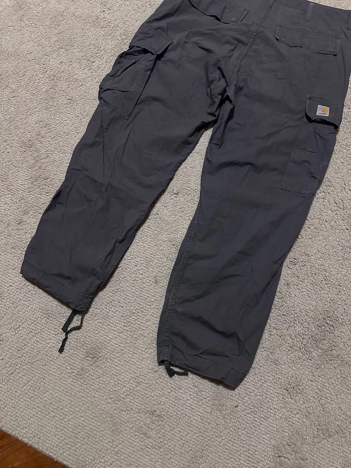 Carhartt Vintage Carhartt Cargo Pant 38x32 Gray Size US 38 / EU 54 - 2 Thumbnail