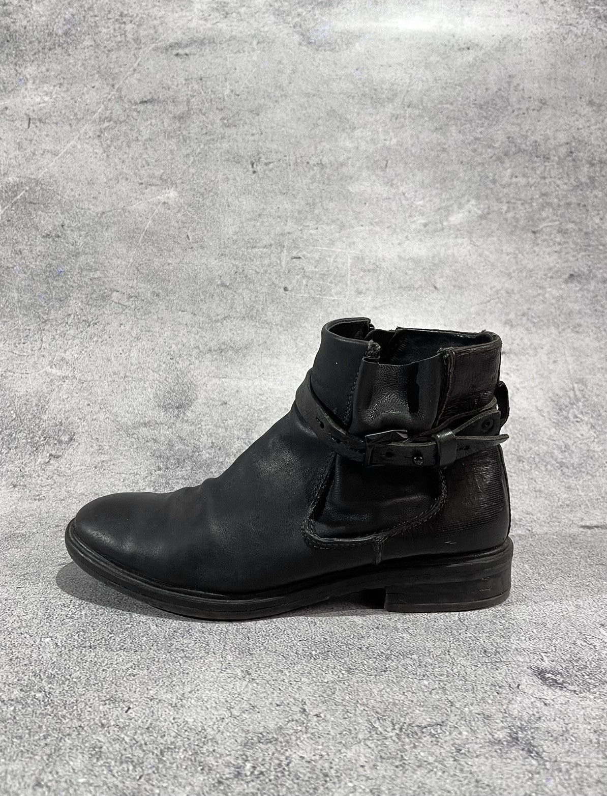 Japanese Brand × Vintage A.S. 98 Boots Shoes Leather Italy Style Rick Owens Size 39 Size US 9 / IT 39 - 2 Thumbnail