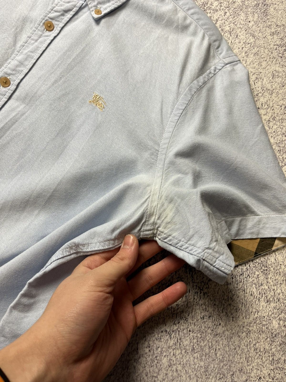 Burberry Vintage Burberry Shirt Luxury Size US L / EU 52-54 / 3 - 16 Thumbnail