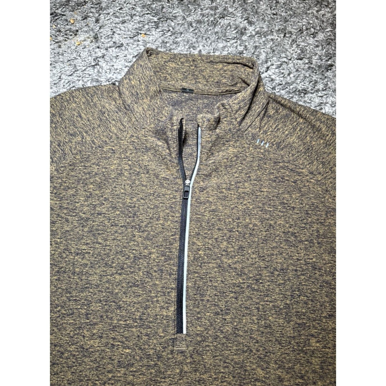 Lululemon Lululemon Vent Tech Green 1/4 Zip Shirt Run Train Yoga Sweater Top Size XL Brown Size US XL / EU 56 / 4 - 4 Thumbnail