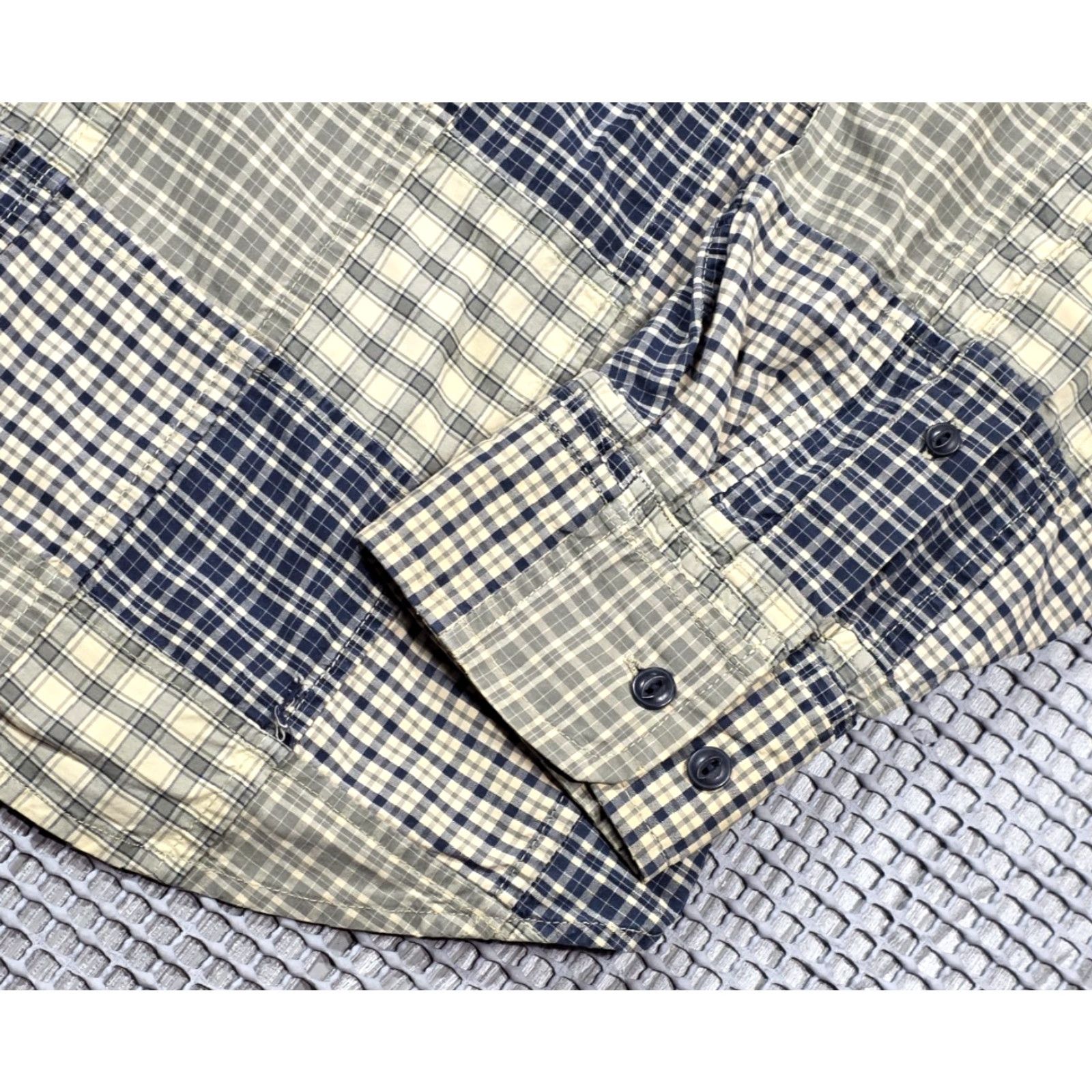 Nautica Nautica Button-Up Shirt Multicolor Madras Patchwork Long Sleeve Vtg L Men’s Shirt Size US L / EU 52-54 / 3 - 6 Thumbnail
