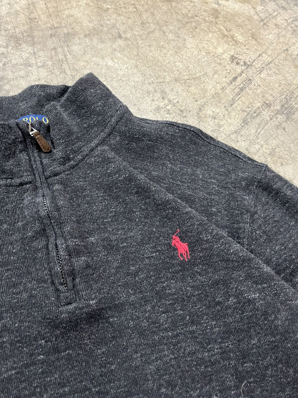 Polo Ralph Lauren × Vintage Polo Ralph Lauren vintage 1/4 zip sweatshirt preppy hype Size US XL / EU 56 / 4 - 7 Thumbnail