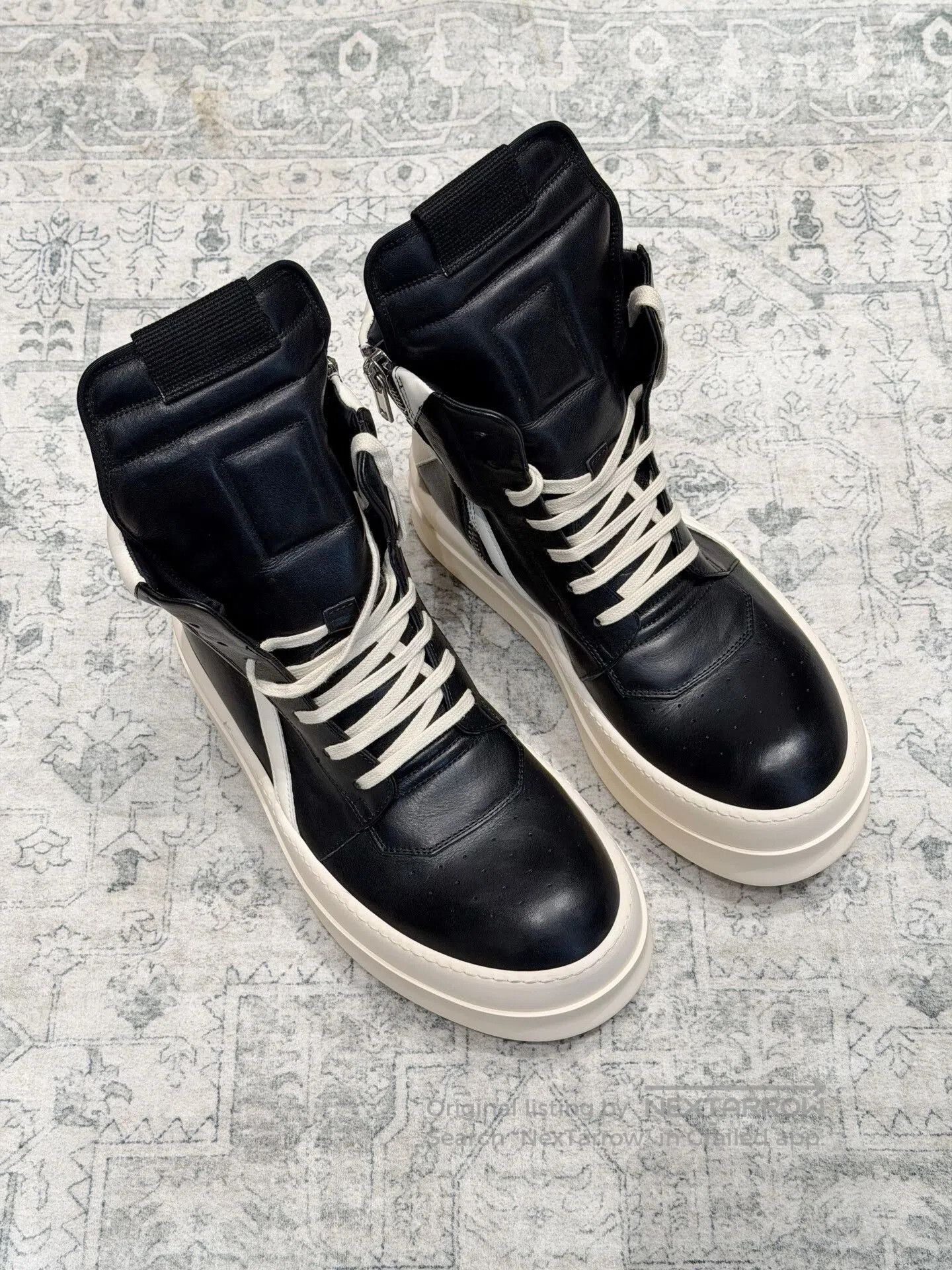 Rick Owens Rick Owens Platform Inverted Triangle High-Top. Size US 10 / EU 43 - 2 Thumbnail