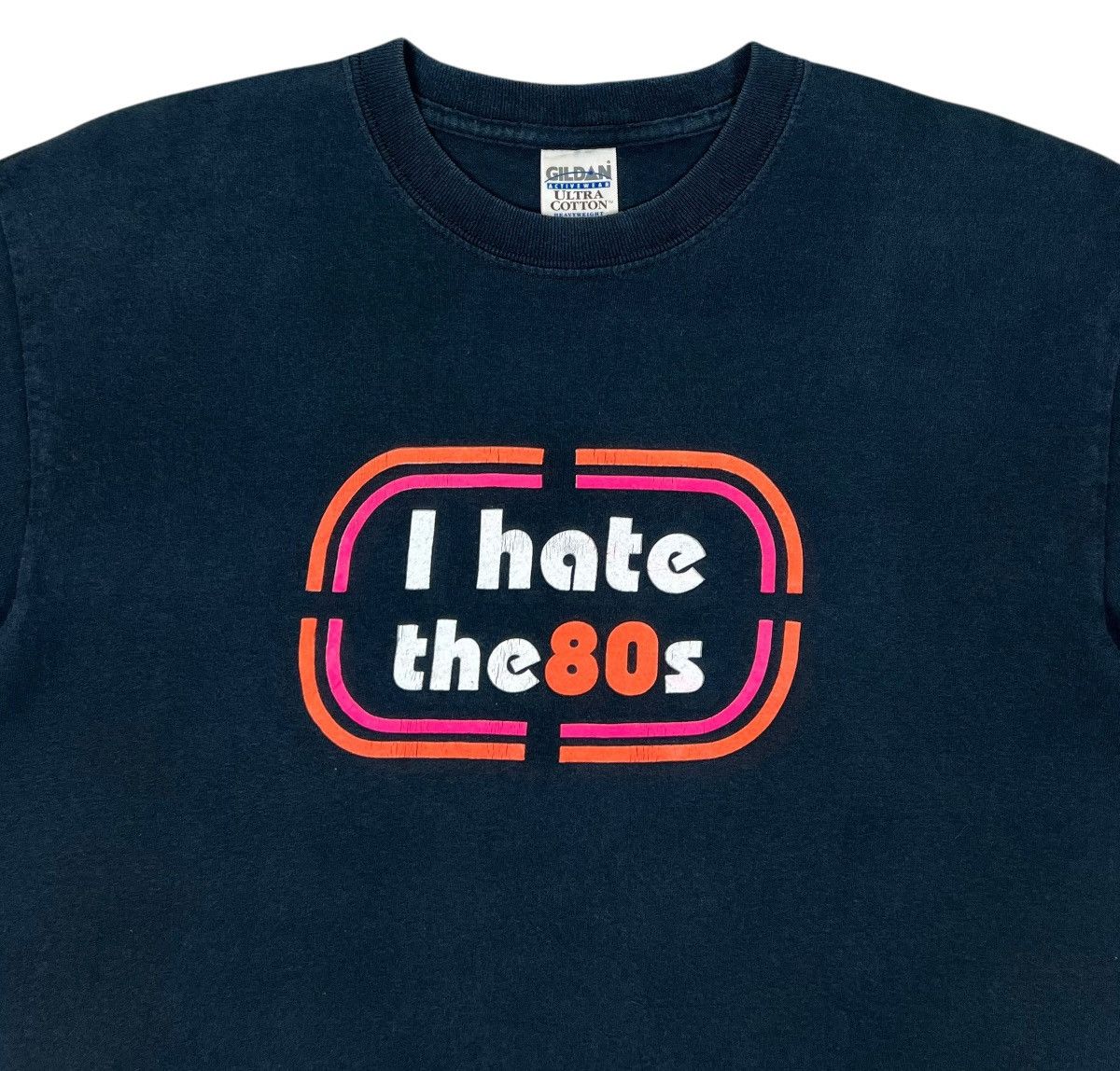 Vintage Vintage I HATE THE 80s Statement Wording Tee Size US M / EU 48-50 / 2 - 1 Thumbnail