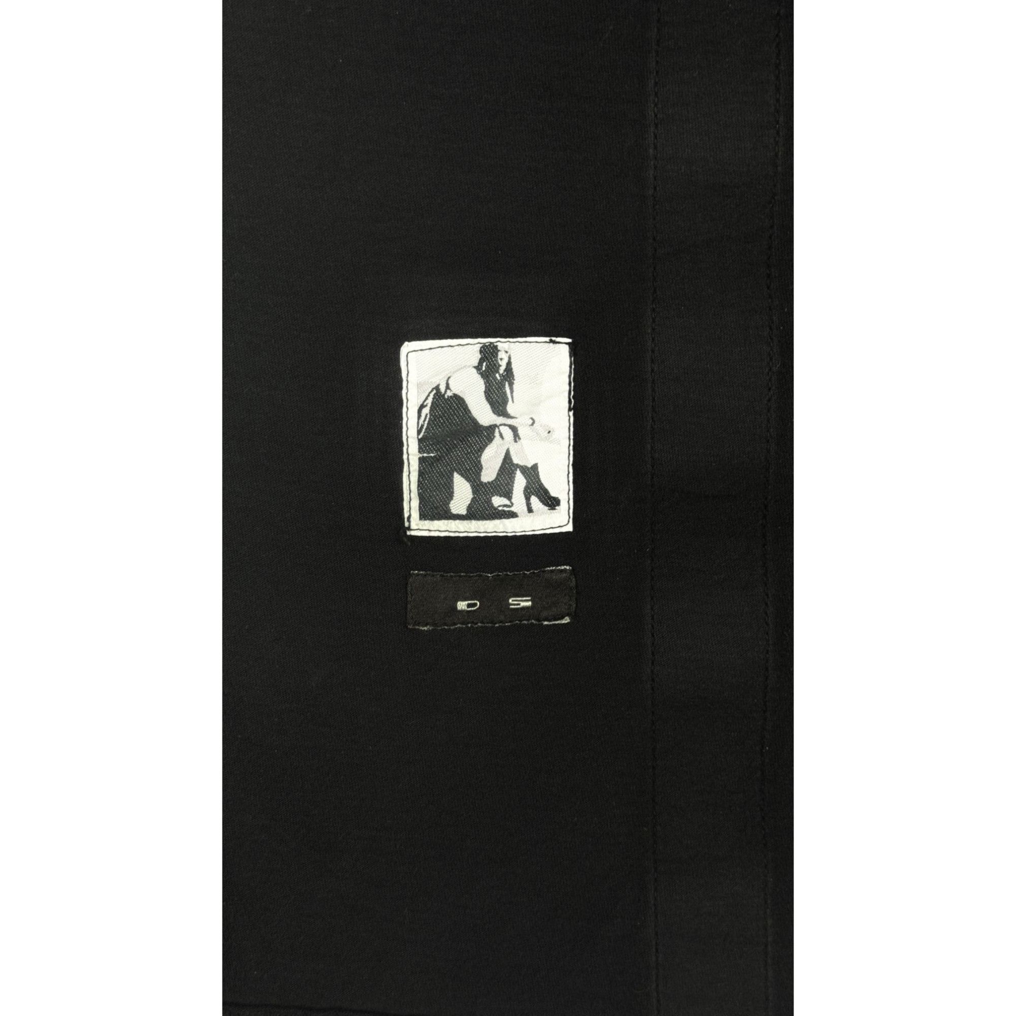 Rick Owens Drkshdw ♚ Rick Owens DRKSDHW FW15 Black T-Shirt ♚ Size US XS / EU 42 / 0 - 7 Thumbnail