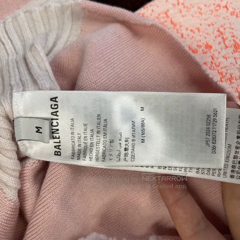 Balenciaga Balenciaga Pink Knitted Jacket Size M / US 6-8 / IT 42-44 - 4 Thumbnail