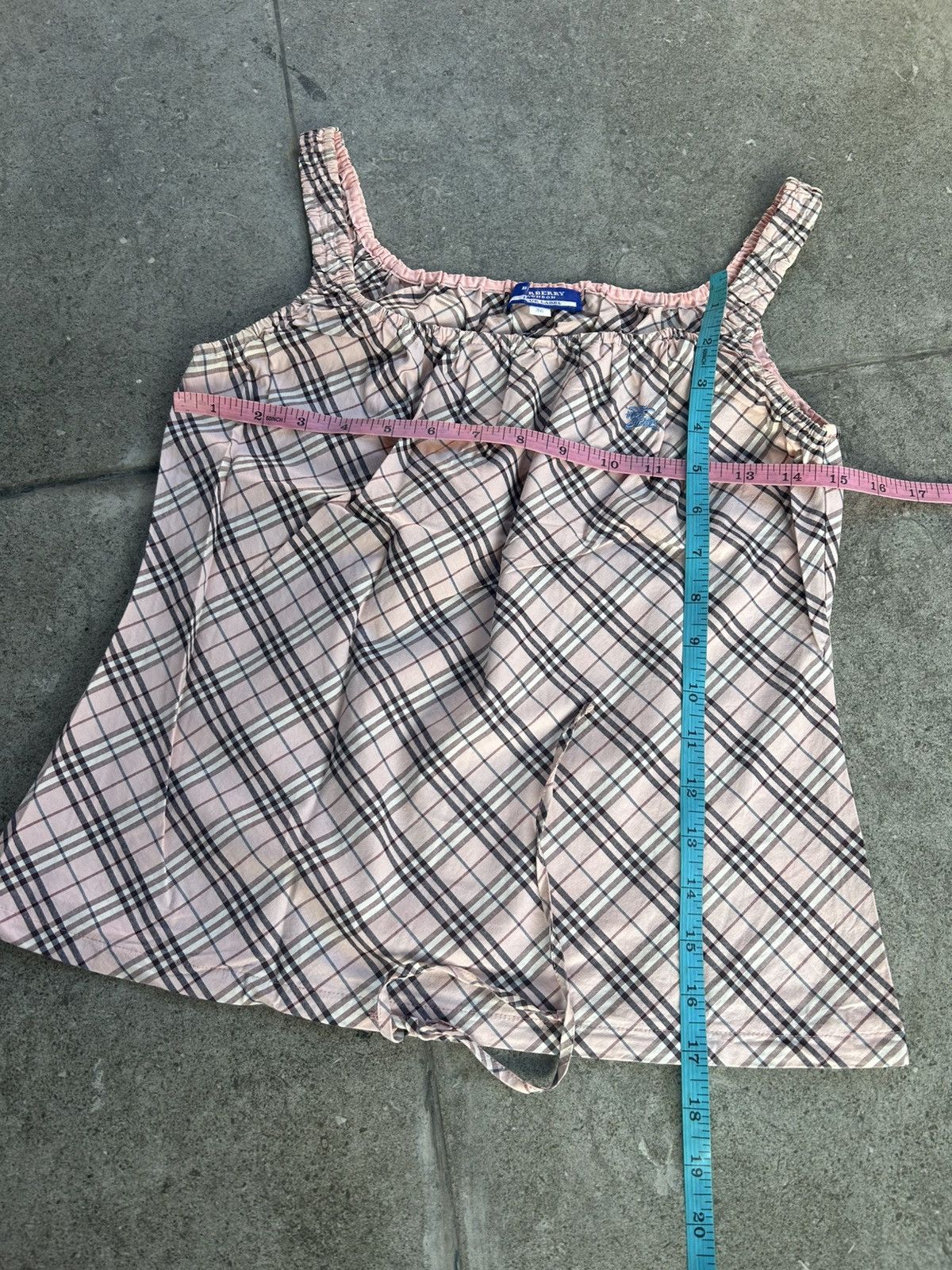 Burberry Vintage Burberry Blue Label Nova Check Camisole Top Size XS / US 0-2 / IT 36-38 - 7 Thumbnail