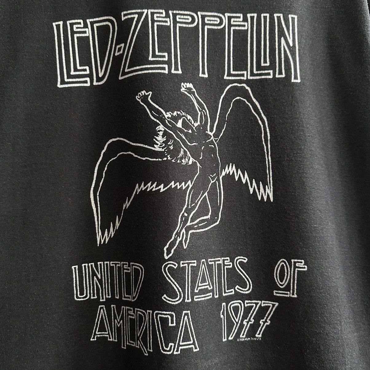 Band Tees Vintage 2000 Led Zeppelin USA 1977 Tour Band Tee Size US M / EU 48-50 / 2 - 3 Thumbnail