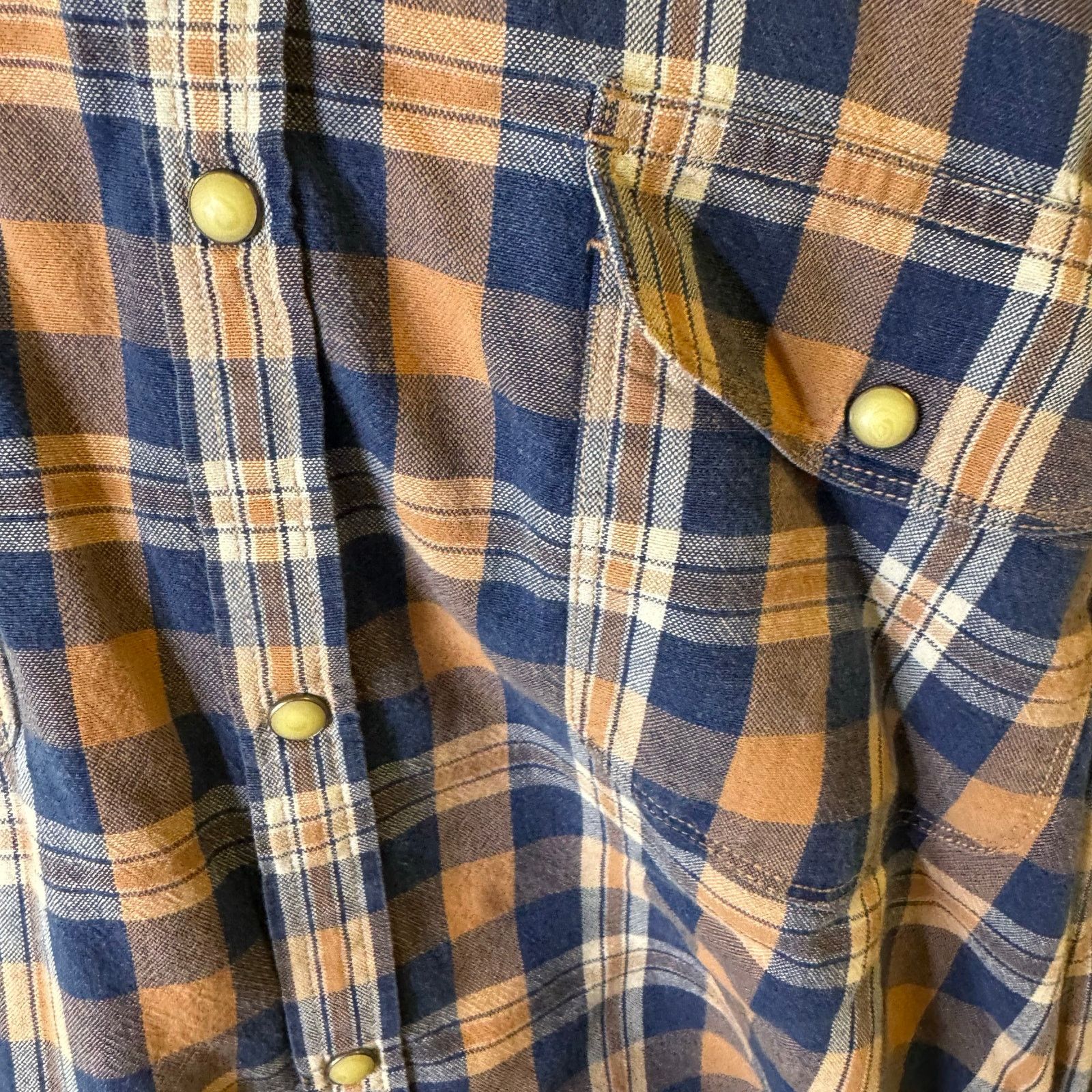 Lucky Brand Lucky Brand Classic Fit Western Pearl Snap Shirt Men’s Sz XL Size US XL / EU 56 / 4 - 3 Thumbnail
