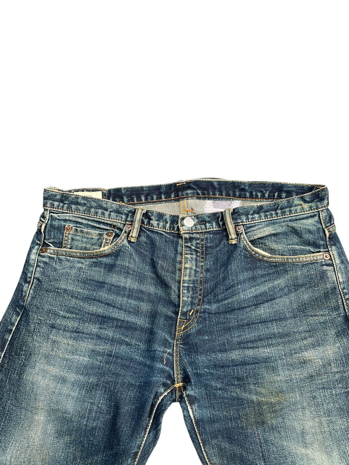 Japanese Brand Ships Redline Selvedge Denim Size US 36 / EU 52 - 5 Thumbnail