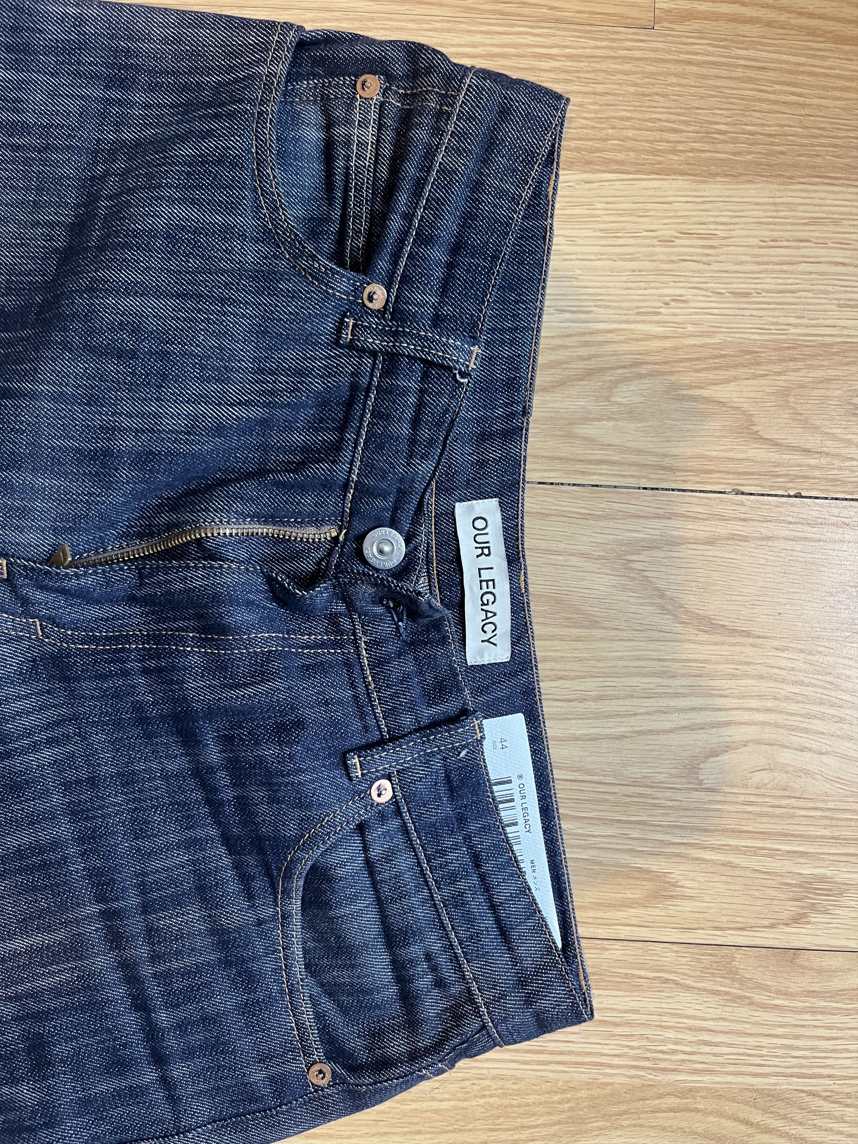 Our Legacy Our Legacy Forever Blue Drape Vast Cut Jeans