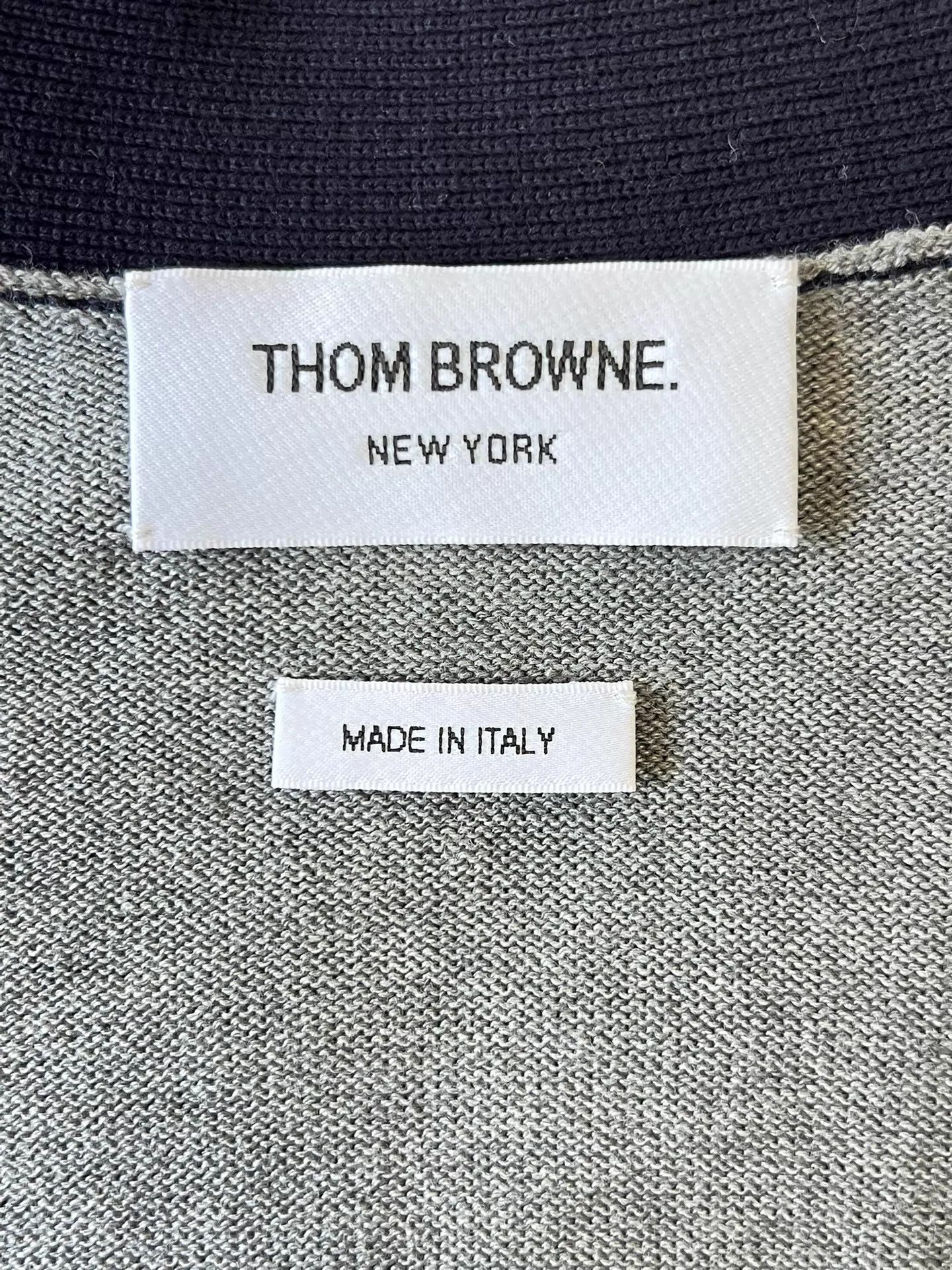 Thom Browne Thom Browne Color Block 4-Bar Blue-Grey Cardigan 38 Size XS / US 0-2 / IT 36-38 - 7 Thumbnail