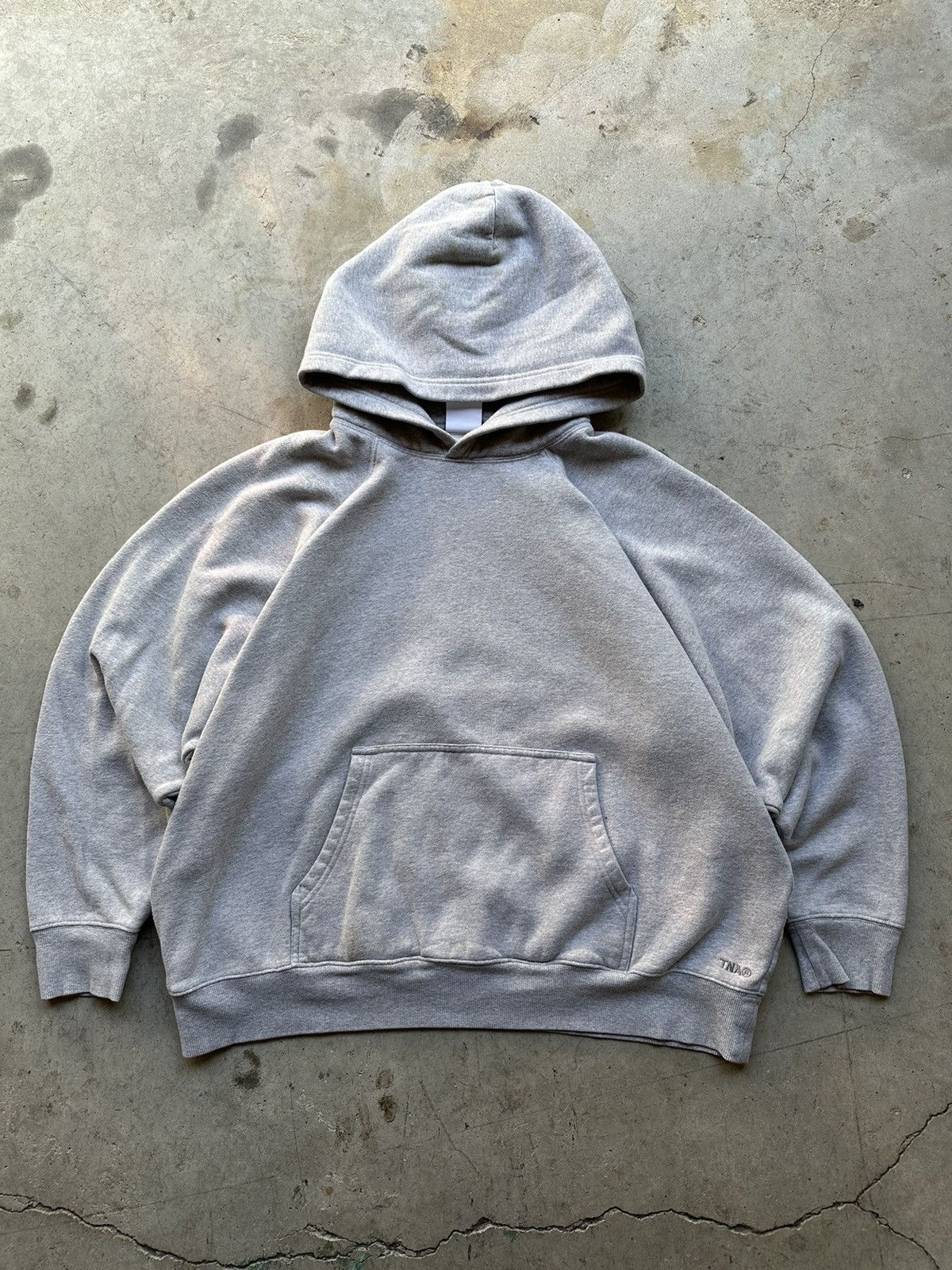 Balenciaga × Gap × Yeezy Vintage Y2K Grey blank relaxed fit TNA hoodie Size M / US 6-8 / IT 42-44 - 1 Thumbnail